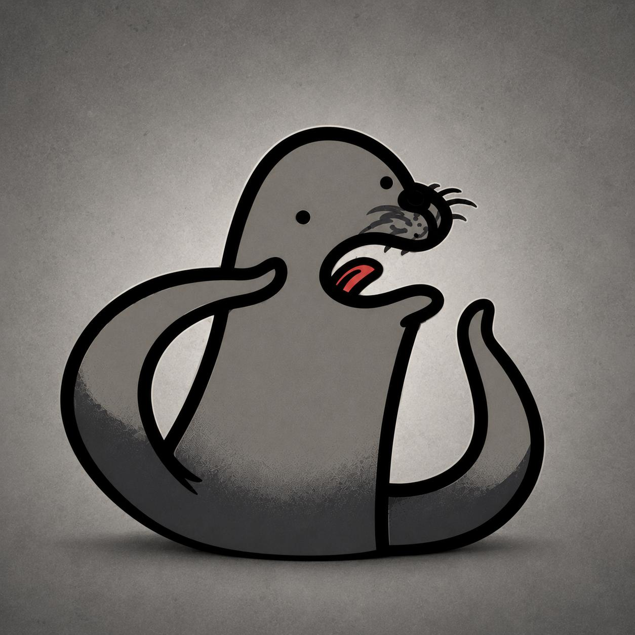 Homophobic Seal mascot